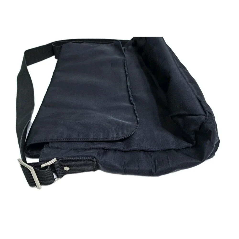 Gap Canvas Messenger Bag Black Shoulder Crossbody Vintage Y2K Basic